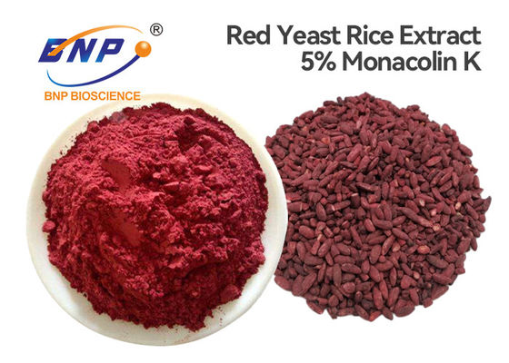 Il GMP ha fermentato il monascus purpureus rosso del riso 5% Monacolin-K del lievito è andato