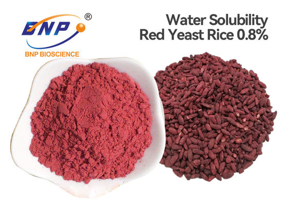 Prova rossa di HPLC di Monacolin K dell'estratto 0,8% del riso del lievito della polvere fine