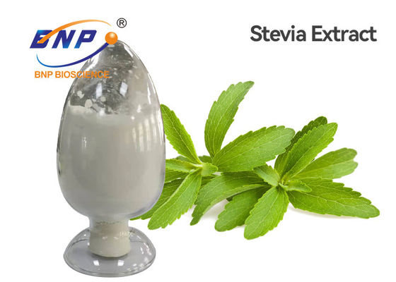 La stevia organica di HPLC copre di foglie polvere del dolcificante dei glicosidi 98% di Steviol dell'estratto
