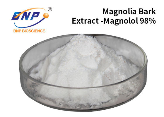 L'estratto popolare Magnolol Honokiol della corteccia della magnolia di supplementi spolverizza bianco