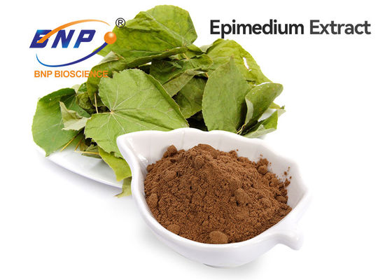 L'epimedium estrae la polvere gialla di Icariin5%-98% Brown