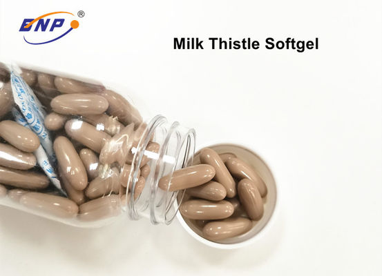 capsule molli del cardo selvatico di latte di silimarina di supplemento dell'OEM del gel 600mg