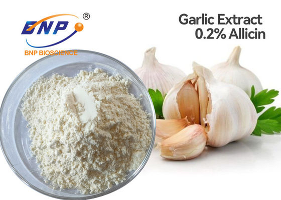 L'estratto naturale dell'aglio della prova di HPLC spolverizza il commestibile di 2% Allicin